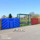 The Mini MUGA Goals are perfect for multiple games, including: five-a-side football, cricket and basketball. The two engraved HDPE panels either side of the goal mouth create endless Ball Game opportunities! Consisting of a powder coated steel Goal and two 2.4m x 1.2m HDPE engraved panels, it is the perfect item for any sports area. This item is usually sold in pairs, but can also be purchased individually. To ensure safety during sports games, our MUGAs can be paired with fencing to keep the game within a set area. Various configurations available to suit KS1 or KS2, or both together.