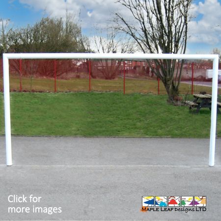 Our Metal Goal Posts are constructed from sturdy metal and have a white powder coated finish. These are suitable for every playground, facilitating a number of games in PE and during breaktimes. They are also the perfect accompaniment to any MUGA or existing Ball Play area.
