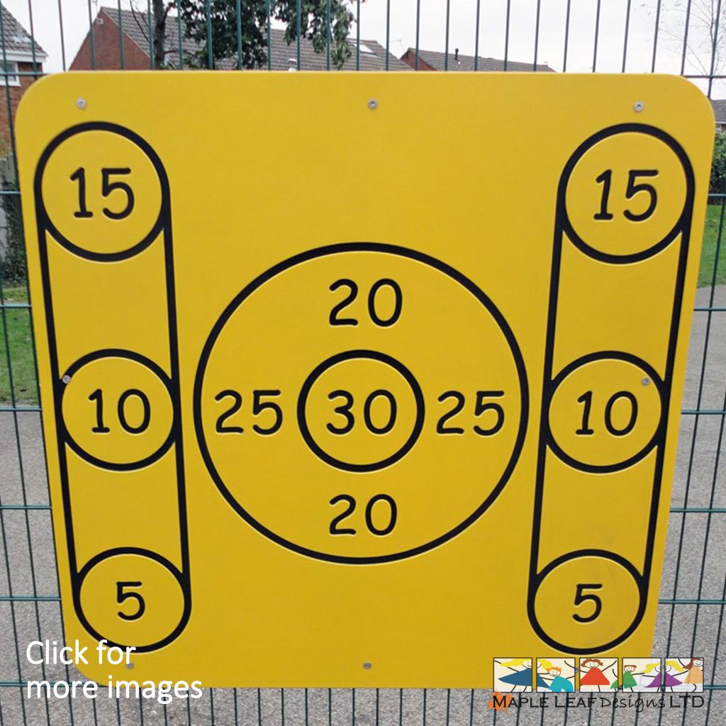 Target. Sign Ball Small HDPE Ball Target by Maple Leaf Designs. The One-Stop Playground ...
