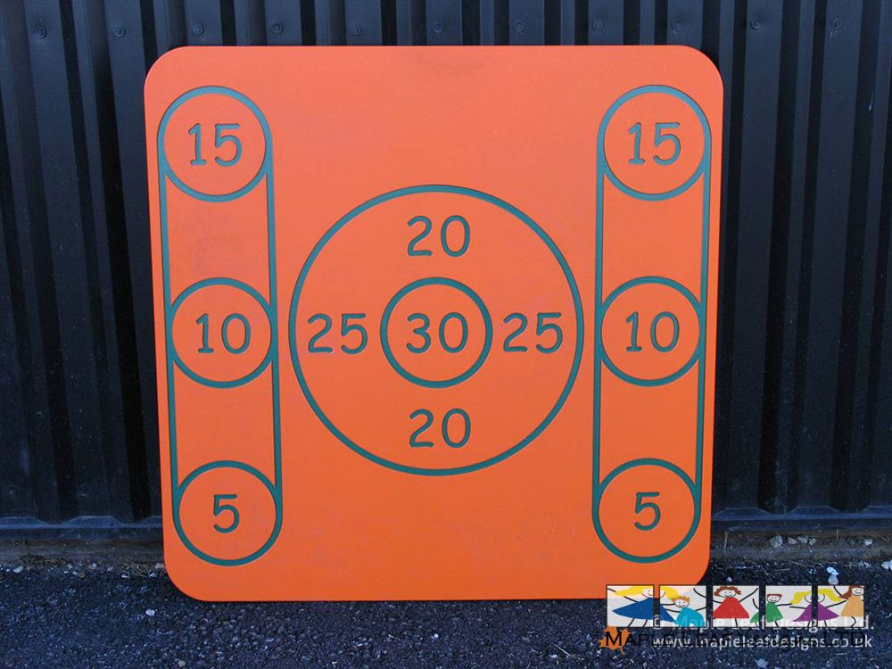 Target. Sign Ball Small HDPE Ball Target by Maple Leaf Designs. The One-Stop Playground ...