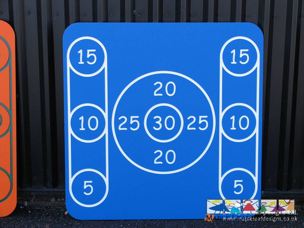 Target. Sign Ball Small HDPE Ball Target by Maple Leaf Designs. The One-Stop Playground ...