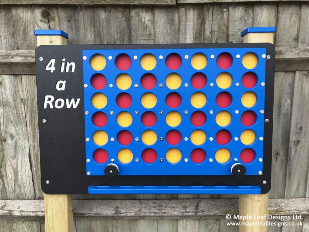 Four in a Row Game Panel by Maple Leaf Designs. The One-Stop Playground ...