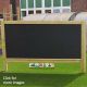 An ideal addition for an outdoor teaching area, our Free Standing Magnet Compatible Chalkboard is a great way to encourage mark making in the playground. The Chalkboard can be installed anywhere in the playground, for instance: beneath a pergola, within a shelter or adjacent to a stage. Outdoor classrooms will certainly benefit from this unit, providing teachers with a traditional medium that can easily be wiped clean. Magnet Compatible Chalkboard Benefits Through Mark Making, children can visually represent their thoughts and ideas in a creative manner. The Chalkboard can easily be wiped clean for new drawings, expressions of creativity and lessons. As these units are magnet compatible, magnetic shapes, letters and more can be stuck to the board for added fun.