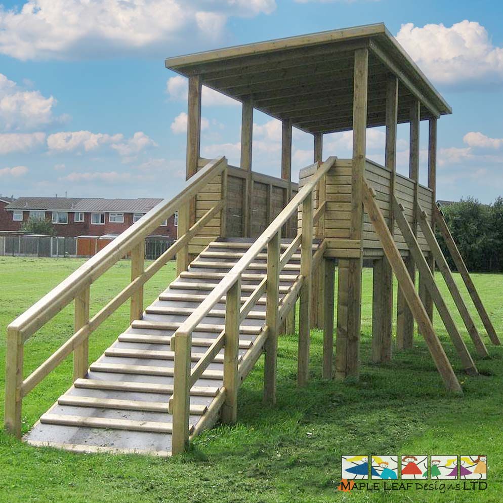Observation Platform Railing Observation Platform by Maple Leaf Designs. The One-Stop Playground ...