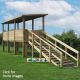Our Observation Platform is ideal for playgrounds and fields for spotting wildlife in rural areas, or even for spectators during school sports games. The full timber construction is raised off the ground at varying heights, depending on your requirements. A with a wood/Hexadeck ramp leads up into the shelter for ease. For further enclosure, we can also fit these platforms with polycarbonate windows.