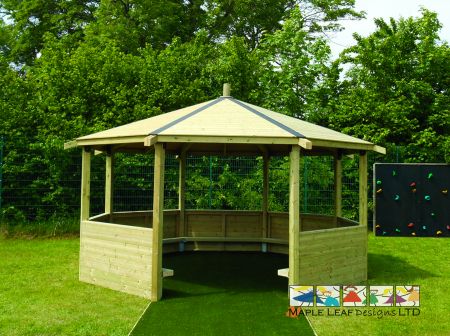 Octagonal Shelter with Half Sides