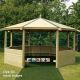 Easily conduct outdoor lessons and promote learning opportunities with our Octagonal Shelter with Half Sides. Not only does this shelter provide you with a space for educating children, it also offers the children with a secluded, calming area to retreat to during lunchtime and breaktimes. Our Octagonal Shelters are constructed from timber and fitted with Benches. Items such as Chalkboards and Play Panels can also be added to the interior sides for additional play value. 