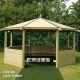 Easily conduct outdoor lessons and promote learning opportunities with our Octagonal Shelter with Half Sides. Not only does this shelter provide you with a space for educating children, it also offers the children with a secluded, calming area to retreat to during lunchtime and breaktimes. Our Octagonal Shelters are constructed from timber and fitted with Benches. Items such as Chalkboards and Play Panels can also be added to the interior sides for additional play value.