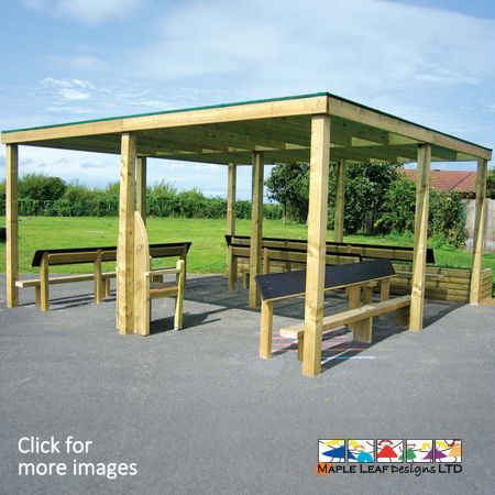 Bring the curriculum outdoors, into an area dedicated for teaching. Outdoor Classrooms extend the learning space and also benefits children by promoting a connection to nature. This space also offers a solution to providing inclusive and engaging teaching methods, whilst providing shade and shelter. 