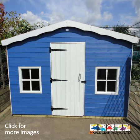 The aptly named Play Shed is a wonderfully themed storage solution for your playground equipment. The Play Shed is constructed from premium heavy duty timber and can be locked at the end of the day to keep equipment secure. 