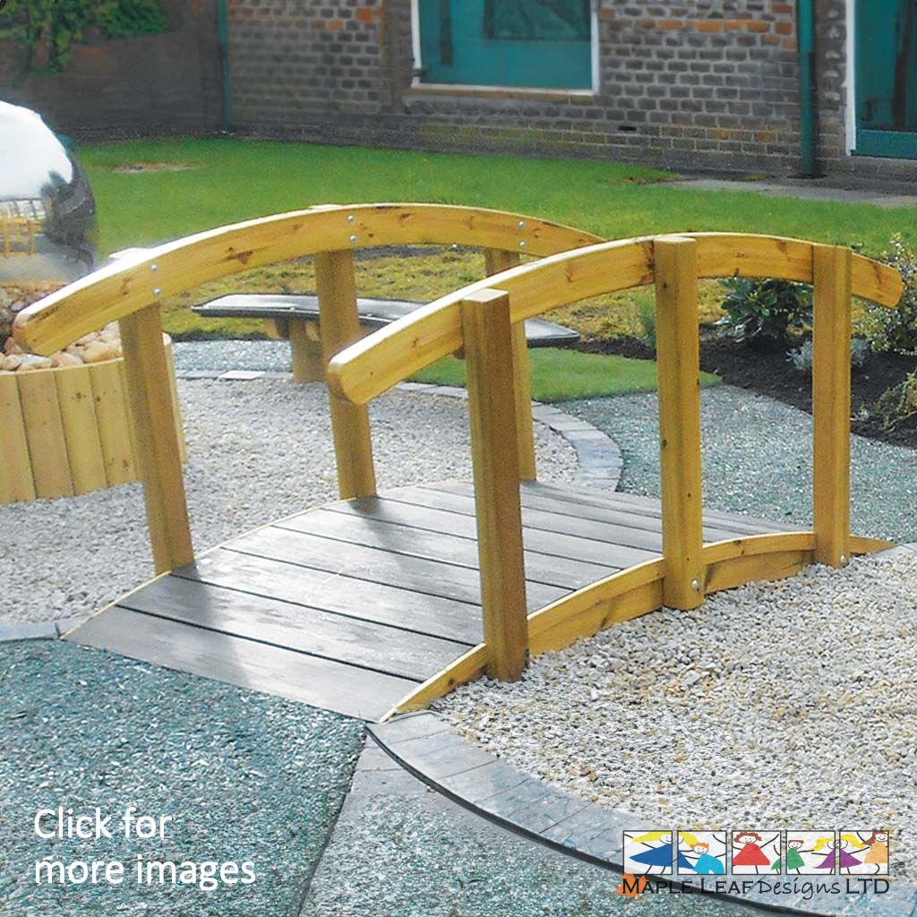 Timber Arched Bridge by Maple Leaf Designs. The One-Stop Playground ...