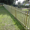 Timber Bow Top Fencing