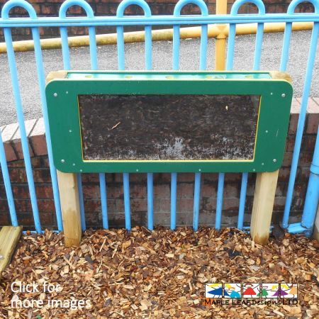 Offer children a valuable learning experience by demonstrating the cycle of natural waste. The Wormery features a large polycarbonate window so that children can view the creepy crawlies manoeuvring within the soil, and a colourful HDPE surround that can be customised to your liking. The children can add biological waste, such as food scraps and plant matter to the panel. Over time, they can then watch as the worms turn it into fresh compost. This compost can then be used for planting pots and beds - a great way to educate children on the life cycle of worms during science lessons.