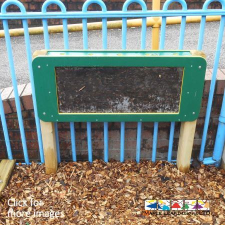 Offer children a valuable learning experience by demonstrating the cycle of natural waste. The Wormery features a large polycarbonate window so that children can view the creepy crawlies manoeuvring within the soil, and a colourful HDPE surround that can be customised to your liking. The children can add biological waste, such as food scraps and plant matter to the panel. Over time, they can then watch as the worms turn it into fresh compost. This compost can then be used for planting pots and beds - a great way to educate children on the life cycle of worms during science lessons. 