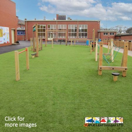 Our Artificial Grass is a versatile surfacing solution designed to effortlessly transform any outdoor space into a safe and appealing play area. With the ability to be laid over various surfaces such as tarmac, wetpour and flagstones, this innovative product eliminates the need for time-consuming groundwork.