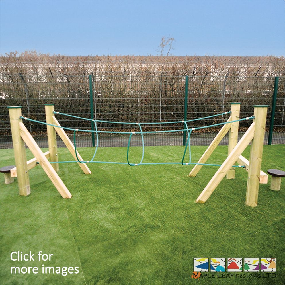 Burma Rope Bridge by Maple Leaf Designs. The One-Stop Playground ...