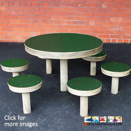 Enable free-flow provision and bring education into the outside with the Camelot Picnic Table. Great for lessons and breaktime/lunchtime, this seating solution is a simple and effective way to make the most of your playground. With a HDPE top and seats that come in a variety of colours, this item is sturdy, easy to clean, and suitable for a whole host of activities. 