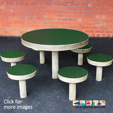 Enable free-flow provision and bring education into the outside with the Camelot Picnic Table. Great for lessons and breaktime/lunchtime, this seating solution is a simple and effective way to make the most of your playground. With a HDPE top and seats that come in a variety of colours, this item is sturdy, easy to clean, and suitable for a whole host of activities.