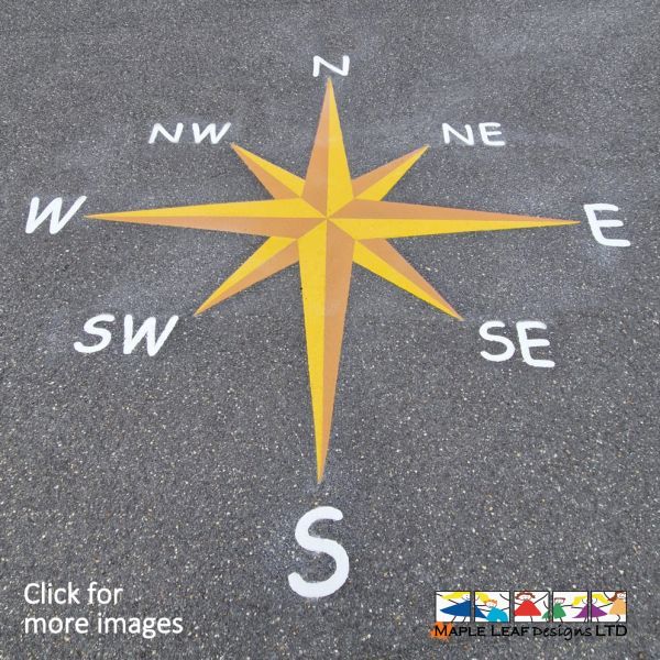 Compass Markings by Maple Leaf Designs. The One-Stop Playground ...