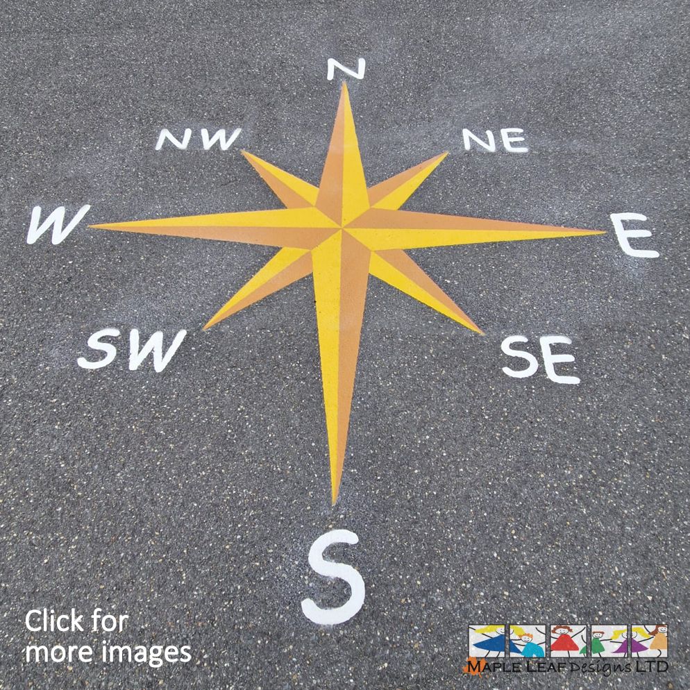 Compass Course Tree Signs Compass Markings by Maple Leaf Designs. The One-Stop Playground ...