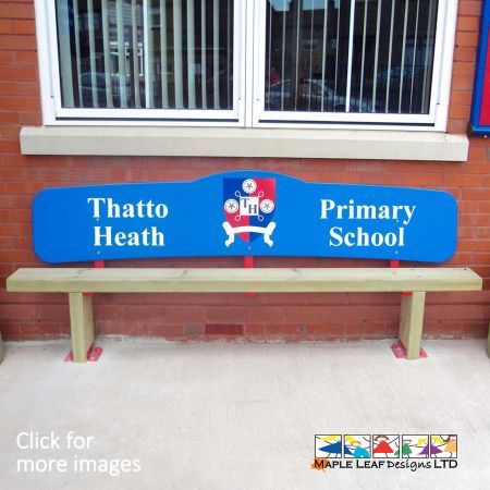 Custom Seating is a great way to represent your school. We can engrave the HDPE backrests with any organisation, or school, name and logo. There are also multiple HDPE colours for you to choose from to suit your requirements. Simply provide us with your idea, and we can turn the vision into reality! These seats are also perfect for Themed Play areas, as they are easily customisable and can visually adapt to numerous surroundings.