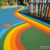 Coloured Wetpour Safety Surfacing