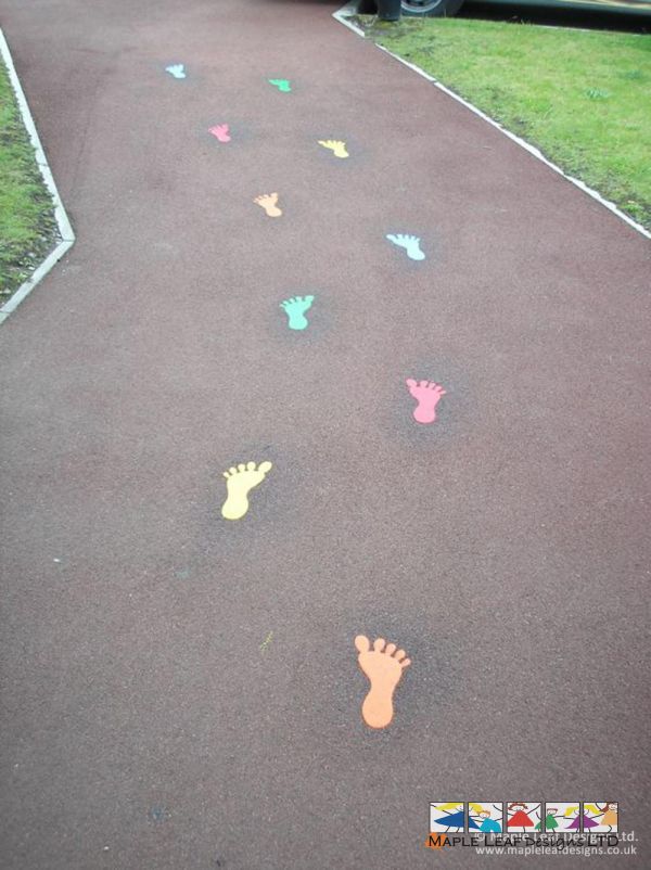 Footprints Playground Markings