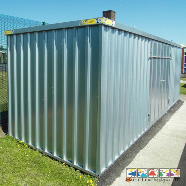 Galvanised Steel Storage Container by Maple Leaf Designs. The One-Stop ...
