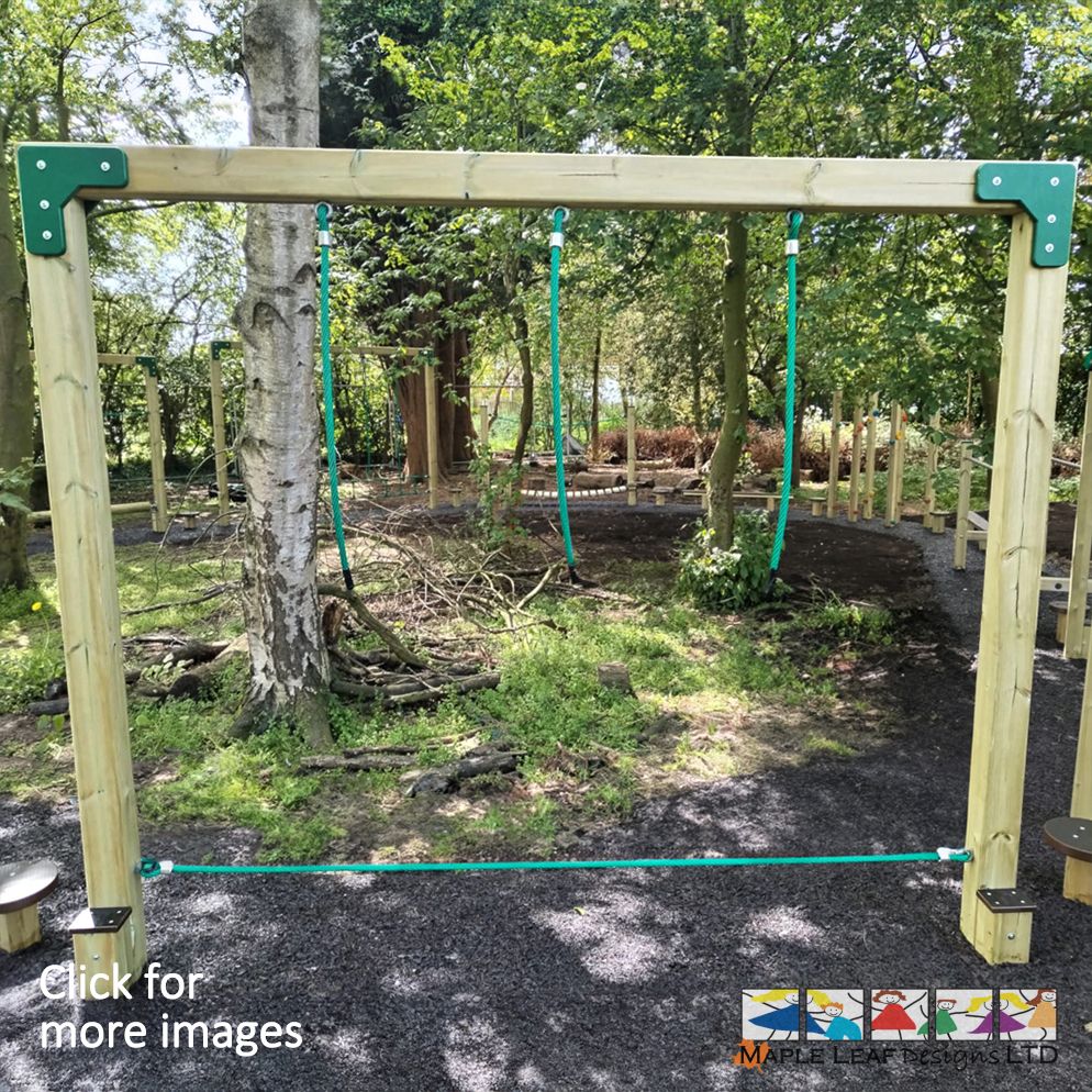 Design Hanging Net Rope Hanging Ropes by Maple Leaf Designs. The One-Stop Playground ...