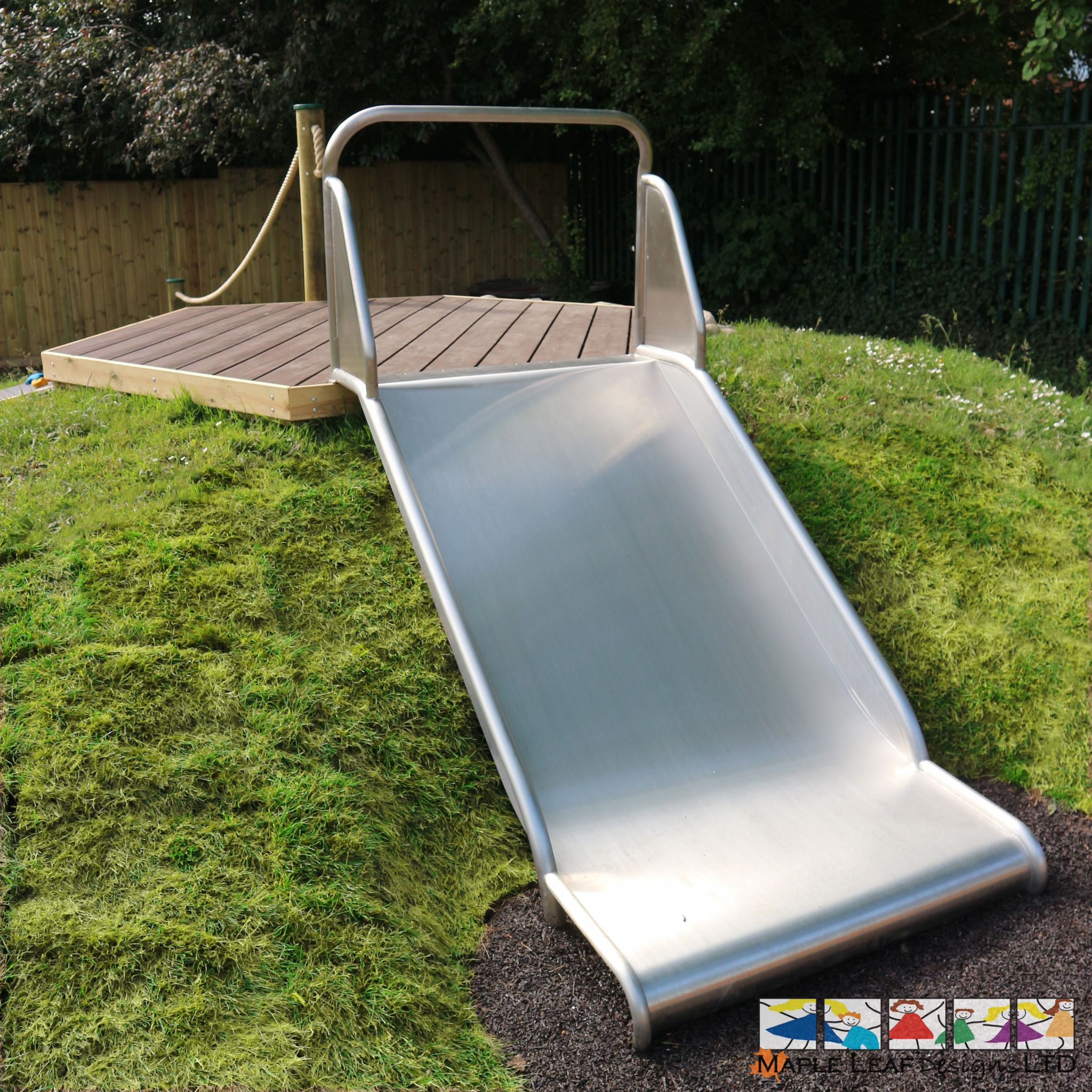 Embankment Slide by Maple Leaf Designs. The OneStop Playground