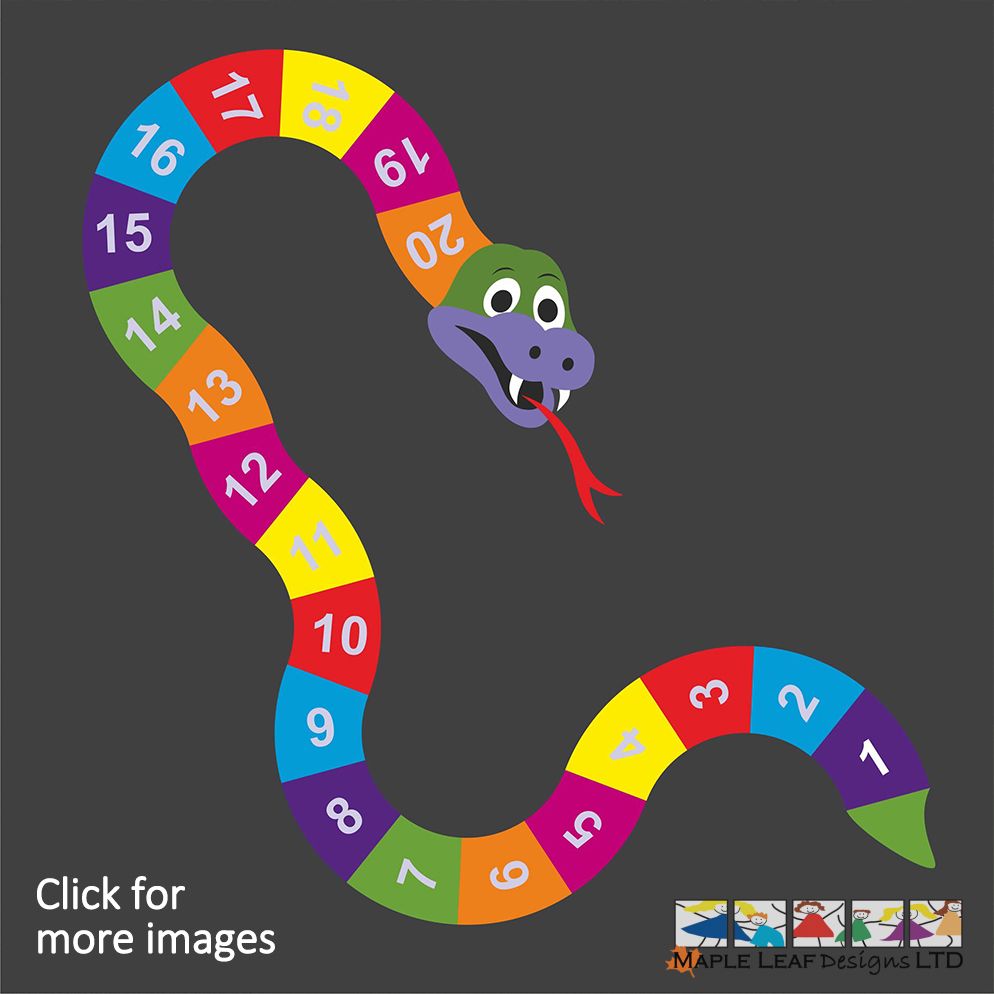 1-20 Number Snake Markings by Maple Leaf Designs. The One-Stop ...
