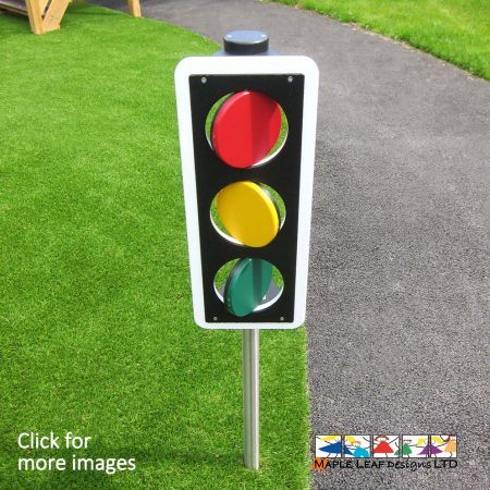 Teaching road safety is incredibly important. What better palace to teach the rules of the road from the safety of your own playground? Our Traffic Light Sign is a great way to introduce roleplay, providing children with the means to create their own imaginary situations and utilising the Traffic Light Sign for safety.