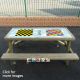 With a variety of table tops to choose from, our Theme Top Picnic Tables can be both educational and enjoyable. Tops available are: A-Z, Roadway, Double Snake and Ladders, Double Chess or single Chess with single Snakes and Ladders.