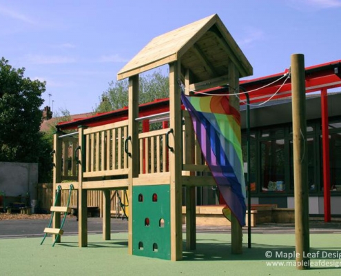 Parkroyal Primary School Bespoke Wildwood Play Tower