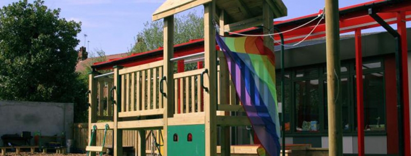 Parkroyal Primary School Bespoke Wildwood Play Tower