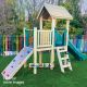 Our standard Wildwood Play Tower is a fantastic example of a clean design with timeless features. The timber and HDPE construction ensures sturdiness and guarantees abundant play value for children throughout the years. 