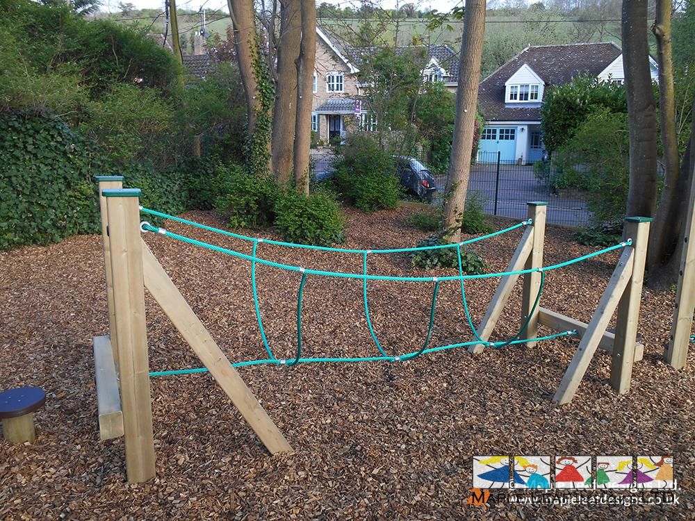 Burma Rope Bridge by Maple Leaf Designs. The One-Stop Playground ...