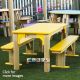 Our Arts & Crafts Table is ideal for taking art lessons outside, with communal benches for unrestricted seating, and smooth, sturdy, highly durable plastic tops. Once the children have finished painting, scribbling, gluing and drawing, simply wipe the tables clean so that they are ready for the next lesson.