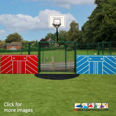 Encourage physical activity and enhance sports play provision in the playground with a MUGA. This unit can either be used for breaktime fun, or for outdoor PE classes!  A MUGA utilises space in a convenient, economical way - customisable to your liking! They are incredibly versatile units that can be used in conjunction with a variety of surfaces, fencing options and markings. 
