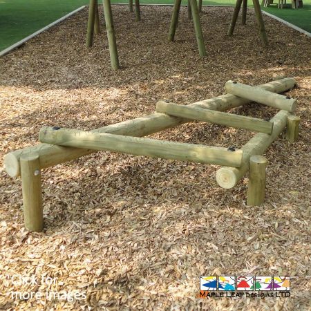 Ideal for Natural Play areas, Forest Schools, or areas within the playground that lack play value, our Fallen Log Climber provides children with an exciting climbing experience within the safety of a playground. Children can clamber over and under each log, and balance as they tiptoe along the top. Manufactured out of durable, long-lasting timber rounds, the Fallen Log Climber promotes agility in the playground for years to come. The Fallen Log Climber provides children with a challenge - an item for them to figure out various traversing routes along, for long lasting play value.