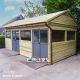 The Mobberley Outdoor Classroom can be manufactures in a variety of sizes to suit your playground. They provide an excellent shelter, outdoor classroom or shaded play area.