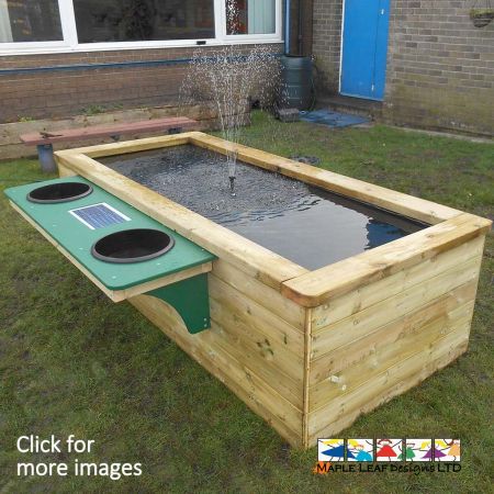 Our Raised Dipping Ponds offer children an exciting way to investigate habitats, observe creatures and develop an interest in biology. Children can use the provided bowls to scoop up pond water and keep a log of their discoveries, identifying new species as they grow in the pond and following their lifecycle. Pond dipping is a hands-on approach to teaching children about ecosystems, observing lifecycles in person and learning how to identify common pond habitants. This will prepare children for potential future fieldwork, and spur their determination to take care of the environment.