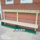 Welly Bench with Coat Hooks. Perfect storage and seating solution. Suitable for both outdoors and indoors. A great place to store wellies and hang coats. Perfect for breaktime and lunchtime.