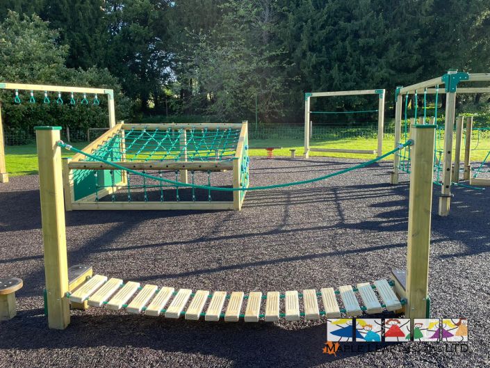 Wings School Trim Trail – Balance Bridge – April 2024 – 7