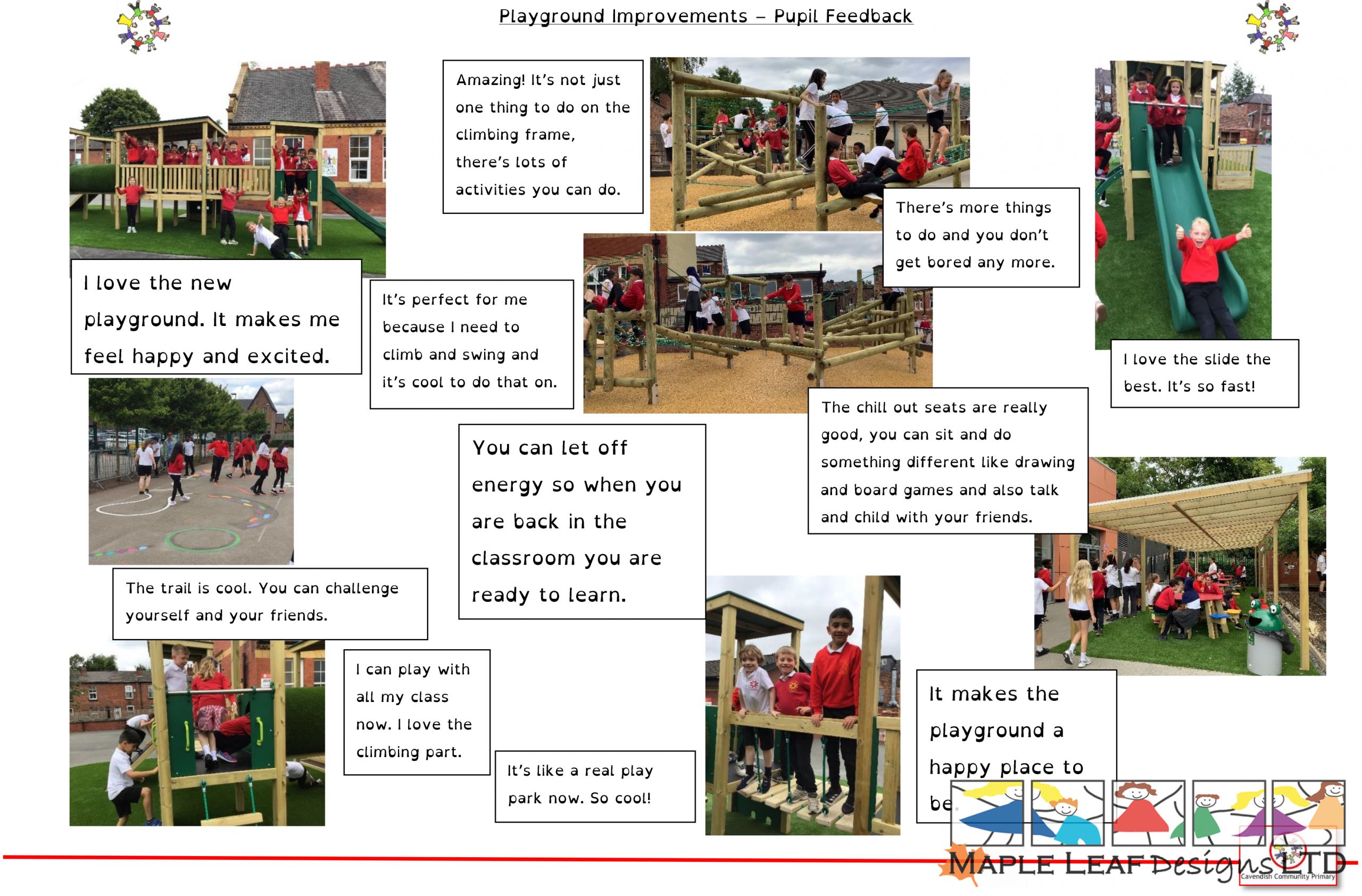 Playground Improvements Pupil Feedback - Cavendish