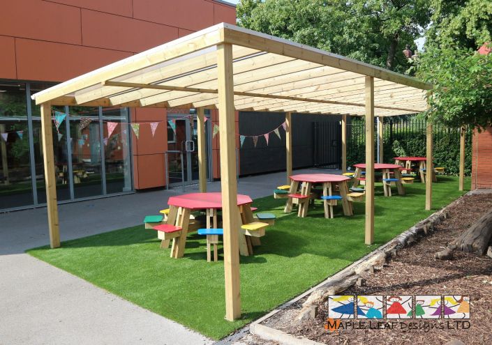 Polcarbonate Shelter with Eight Seat Sproston Seats – Cavendish 06-24 (6)