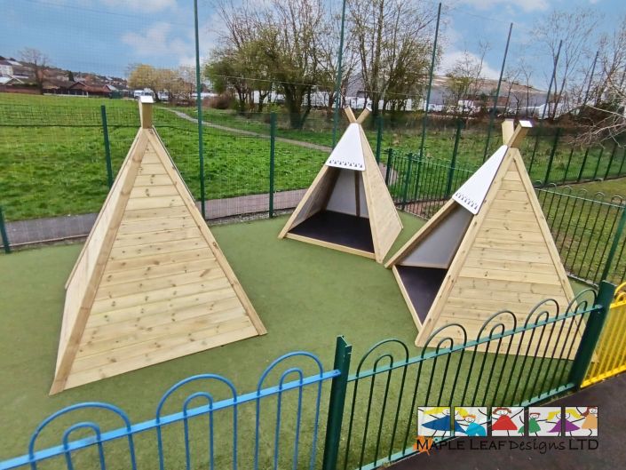 HDPE Timber Wigwam – Clarice Cliff 2024 – 4