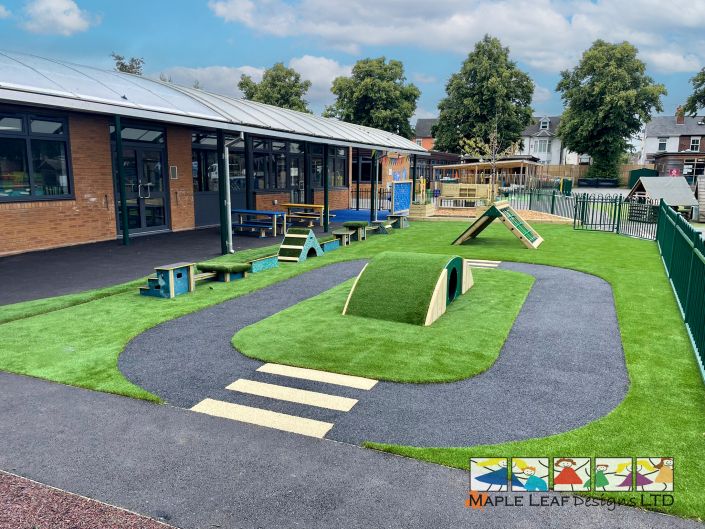 West Park Primary School Trackway August 2024 – 2