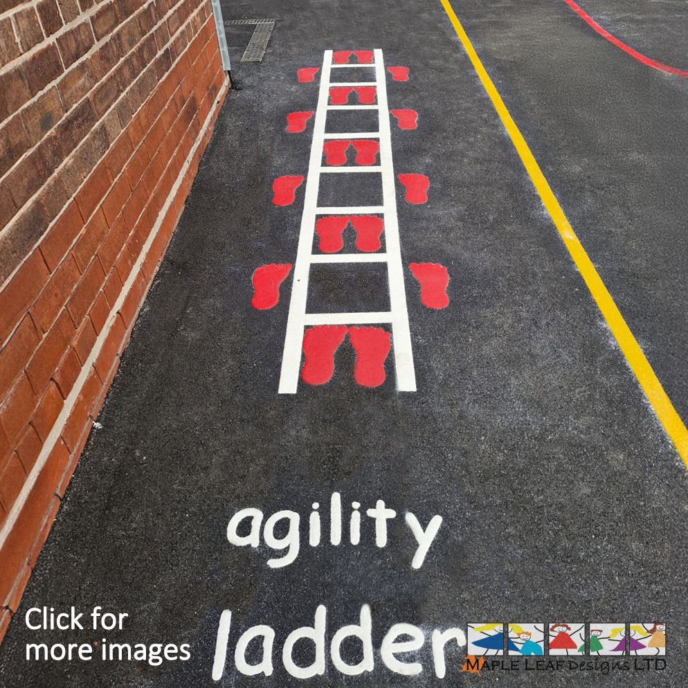 Activity Ladder Agility Ladder by Maple Leaf Designs. The One-Stop Playground ...